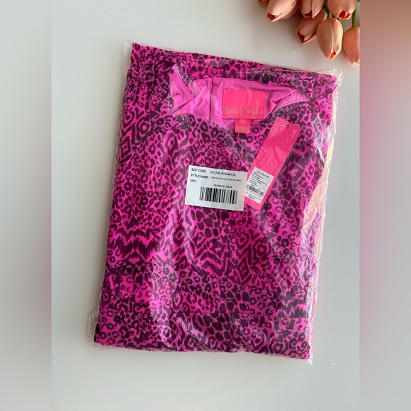 Lilly Pulitzer Preslie Long Sleeve Mesh Midi Dress - Picture 9 of 9